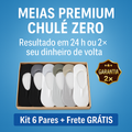 Meias Premium Chulé Zero: Resultado em 24 h ou 2× seu Dinheiro de Volta – Kit 6 Pares + Frete GRÁTIS
