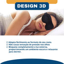 Máscara de Dormir 3D com Bloqueio Total de Luz