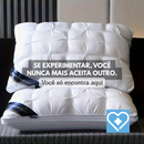 Travesseiro Hilton — 1 por R$297 ou 2 por R$459. Conforto dos hotéis 5 estrelas