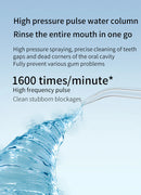 Dentes água flosser elétrica irrigador oral portátil casa limpeza dental recarregável à prova dwaterproof água ferramenta de remoção tártaro