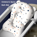 Anti-derrapante assento de almofada de banho flutuante para bebê recém-nascido, travesseiro anti-derrapante, suporta conforto e apoio, 0-12 meses