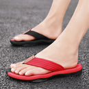Chinelos masculinos verão flip flops marca moda ao ar livre confortável casual slides sapatos antiderrapantes sandálias de praia 6 cores