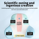 Almofada lombar de espuma de memória para cadeiras de jogos de escritório de carro e suporte de cintura pós-parto travesseiro multifuncional para alívio da dor