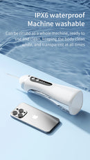 Dentes água flosser elétrica irrigador oral portátil casa limpeza dental recarregável à prova dwaterproof água ferramenta de remoção tártaro