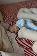 Ins abc 26 lã de cordeiro carta travesseiro sono calmante travesseiro fundo tiro adereços travesseiro chá de bebê festa presente