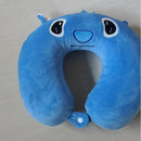 Animal dos desenhos animados em forma de u travesseiro de espuma de memória recuperação lenta pescoço apoio carro viagem nap travesseiro confortável tecido macio