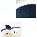 Nova corcunda dos desenhos animados em forma de u travesseiro pp algodão cristal veludo bordado em forma de u travesseiro carro pescoço travesseiro escritório nap pescoço travesseiro