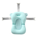 Anti-derrapante assento de almofada de banho flutuante para bebê recém-nascido, travesseiro anti-derrapante, suporta conforto e apoio, 0-12 meses