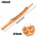 Bastão de Massagem em Madeira – Terapia Linfática e Relaxamento Muscular