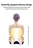 Almofada lombar de espuma de memória para cadeiras de jogos de escritório de carro e suporte de cintura pós-parto travesseiro multifuncional para alívio da dor