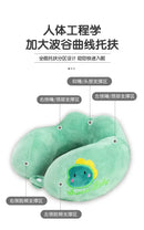 Travesseiro em forma de u dos desenhos animados travesseiro de pescoço protegendo travesseiro cervical travesseiro de pescoço em forma de u escritório bonito portátil avião vagão