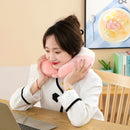 Animal dos desenhos animados em forma de u travesseiro de espuma de memória recuperação lenta pescoço apoio carro viagem nap travesseiro confortável tecido macio