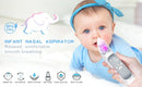 Aspirador nasal elétrico para bebês, dispositivo de sucção de nariz com bocal de silicone de qualidade alimentar, 3 modos de sucção e música calmante
