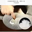 Travesseiro em forma de u dos desenhos animados travesseiro de pescoço protegendo travesseiro cervical travesseiro de pescoço em forma de u escritório bonito portátil avião vagão