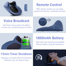 Massageador Cervical Inteligente EMS – Terapia de Tração, Acupressão e Calor para Alívio da Dor no Pescoço