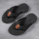 Chinelos masculinos verão flip flops marca moda ao ar livre confortável casual slides sapatos antiderrapantes sandálias de praia 6 cores