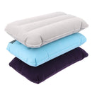 Travesseiro inflável portátil de pvc, travesseiro de ar para dormir, acampamento, viagem, caminhadas ao ar livre, vôo, dobrável, descanso de cabeça