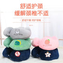 Travesseiro em forma de u dos desenhos animados travesseiro de pescoço protegendo travesseiro cervical travesseiro de pescoço em forma de u escritório bonito portátil avião vagão