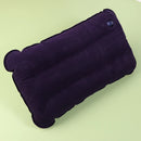 Travesseiro inflável portátil de pvc, travesseiro de ar para dormir, acampamento, viagem, caminhadas ao ar livre, vôo, dobrável, descanso de cabeça