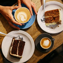 Jarro de café do aço inoxidável.