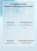 Dentes água flosser elétrica irrigador oral portátil casa limpeza dental recarregável à prova dwaterproof água ferramenta de remoção tártaro