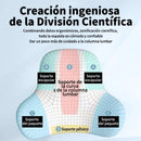 Almofada lombar de espuma de memória para cadeiras de jogos de escritório de carro e suporte de cintura pós-parto travesseiro multifuncional para alívio da dor