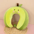 Animal dos desenhos animados em forma de u travesseiro de espuma de memória recuperação lenta pescoço apoio carro viagem nap travesseiro confortável tecido macio