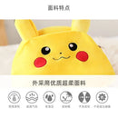 Travesseiro de pescoço em forma de u, brinquedo fofo de cochilo, anime pikachu, espuma de memória, travesseiro de viagem macio, travesseiro de dormir para almoço