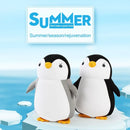 2 em 1 em forma de u bonito pinguim pescoço travesseiro viagem pescoço travesseiro mutável dos desenhos animados pescoço travesseiro para acampamento caminhadas