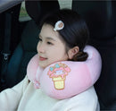 Adorável kuromi minha melodia em forma de u pescoço travesseiro kawaii estilo japonês cinnamoroll viagem nap travesseiro pele amigável engrossado menina