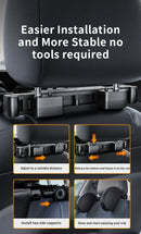 Reposacabezas do carro ROOLAEFOO, travesseiro traseiro do pescoço do assento do passageiro, travesseiro lateral do carro de viagem de longa distância