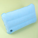 Travesseiro inflável portátil de pvc, travesseiro de ar para dormir, acampamento, viagem, caminhadas ao ar livre, vôo, dobrável, descanso de cabeça