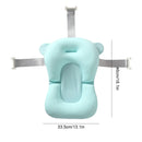 Anti-derrapante assento de almofada de banho flutuante para bebê recém-nascido, travesseiro anti-derrapante, suporta conforto e apoio, 0-12 meses