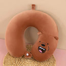 Animal dos desenhos animados em forma de u travesseiro de espuma de memória recuperação lenta pescoço apoio carro viagem nap travesseiro confortável tecido macio