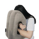 Travesseiro Inflável Ergonômico para Viagem – Suporte para Pescoço e Queixo com Conforto Absoluto