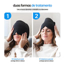 Touca Terapêutica para Enxaqueca – Alívio Imediato para Dores de Cabeça, Enxaqueca e Estresse