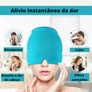 AliviGel - Touca Compressão para Dores de Cabeça e Enxaquecas